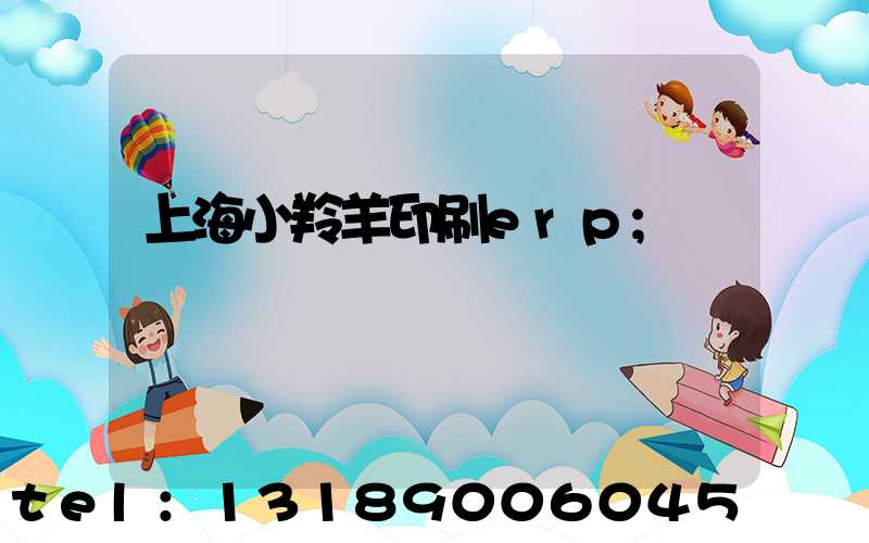 上海小羚羊印刷erp