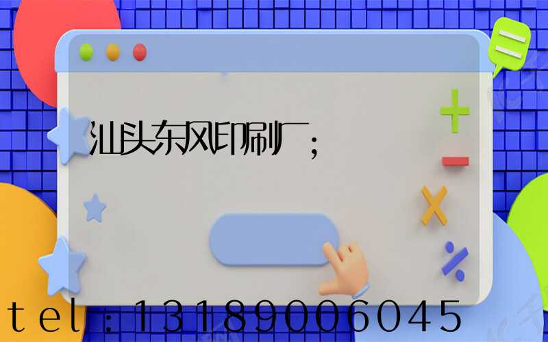 汕头东风印刷厂